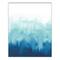 Watercolor Blue Wander 16" x 20" Canvas Wall Art